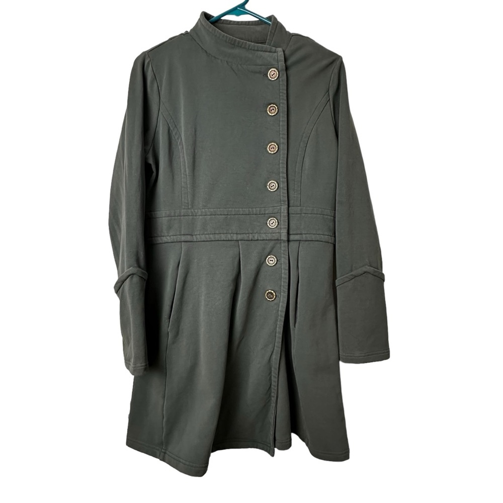 Matilda Jane Onyx Coat Secret Fields Mom Women's Jacket Grey Military Medium